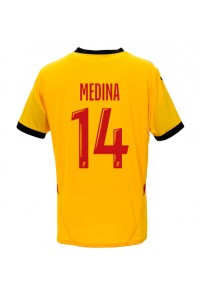 RC Lens Facundo Medina #14 Fotballdrakt Hjemme Klær 2024-25 Korte ermer